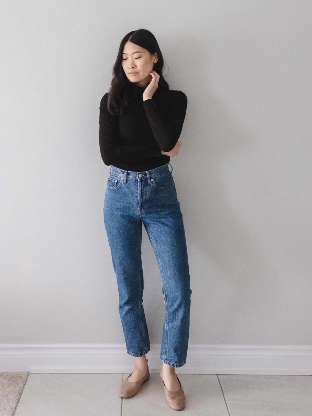 Everlane The '90s Cheeky Jean in Medium Wash - Size 31 Ankle